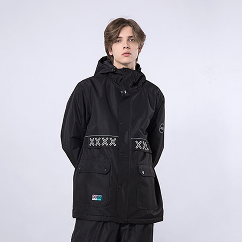 Premium Waterproof and Warm Double-board Ski Jacket
