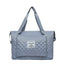 Foldable Travel Duffle Bag with Rhombus Design
