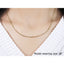 18k Yellow Gold Diamond Cut Cable Link Chain - 1.90 mm