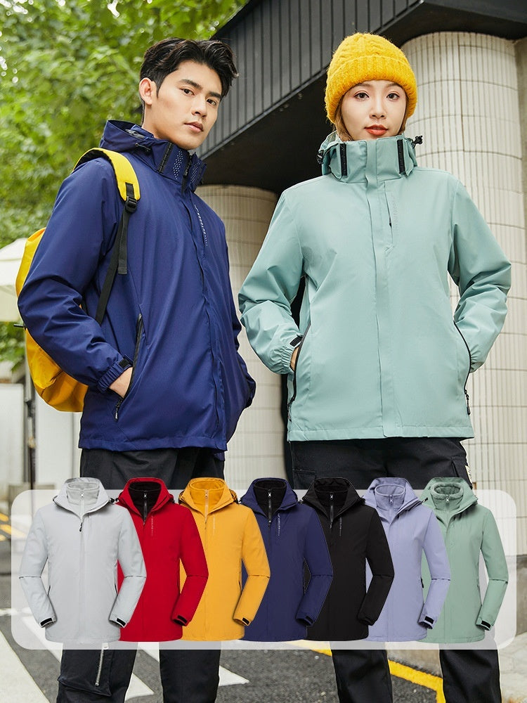 Premium Waterproof Fleece Lined Shell Jacket Set