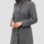 Manteau Femme Casual à Col Montant Automne Hiver