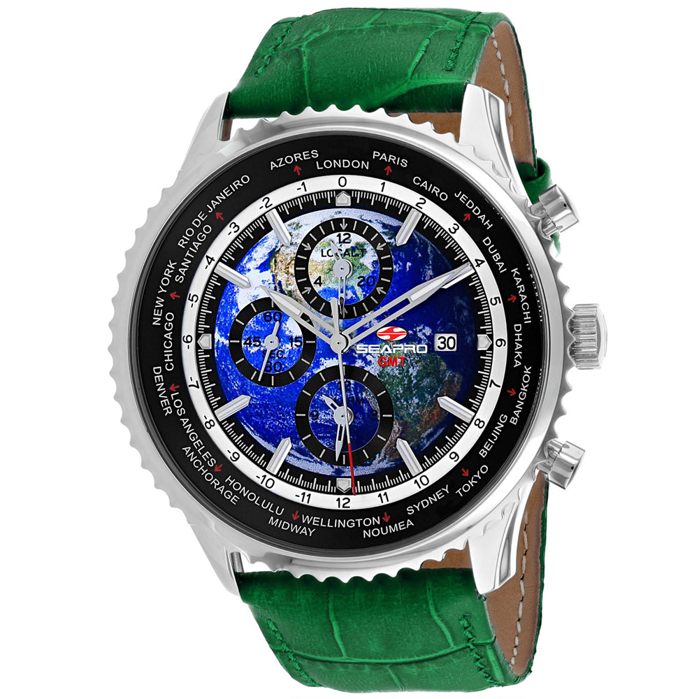 Montre GMT Seapro Men's Meridian World Timer