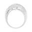 Anillo de Bypass de Diamantes en Plata Esterlina .925 - Talla 7