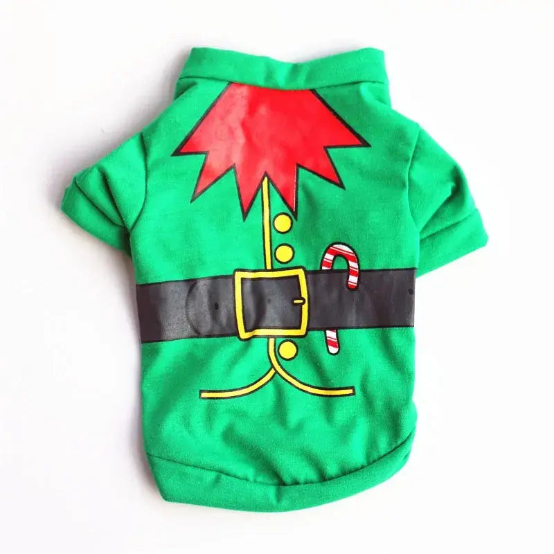 Camisa Navideña Festiva para Perros para Alegría de Vacaciones