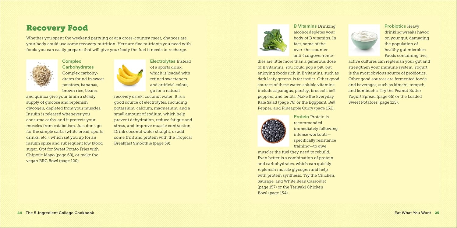 The Ultimate 5-Ingredient College Cookbook: Quick & Nutritious Meals for Students - Korvel