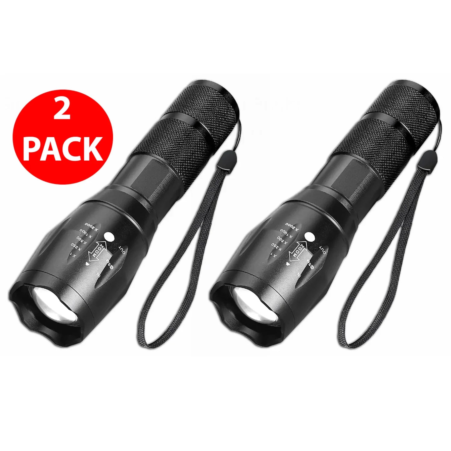 Lampe de poche tactique LED premium 90000LM avec 5 modes