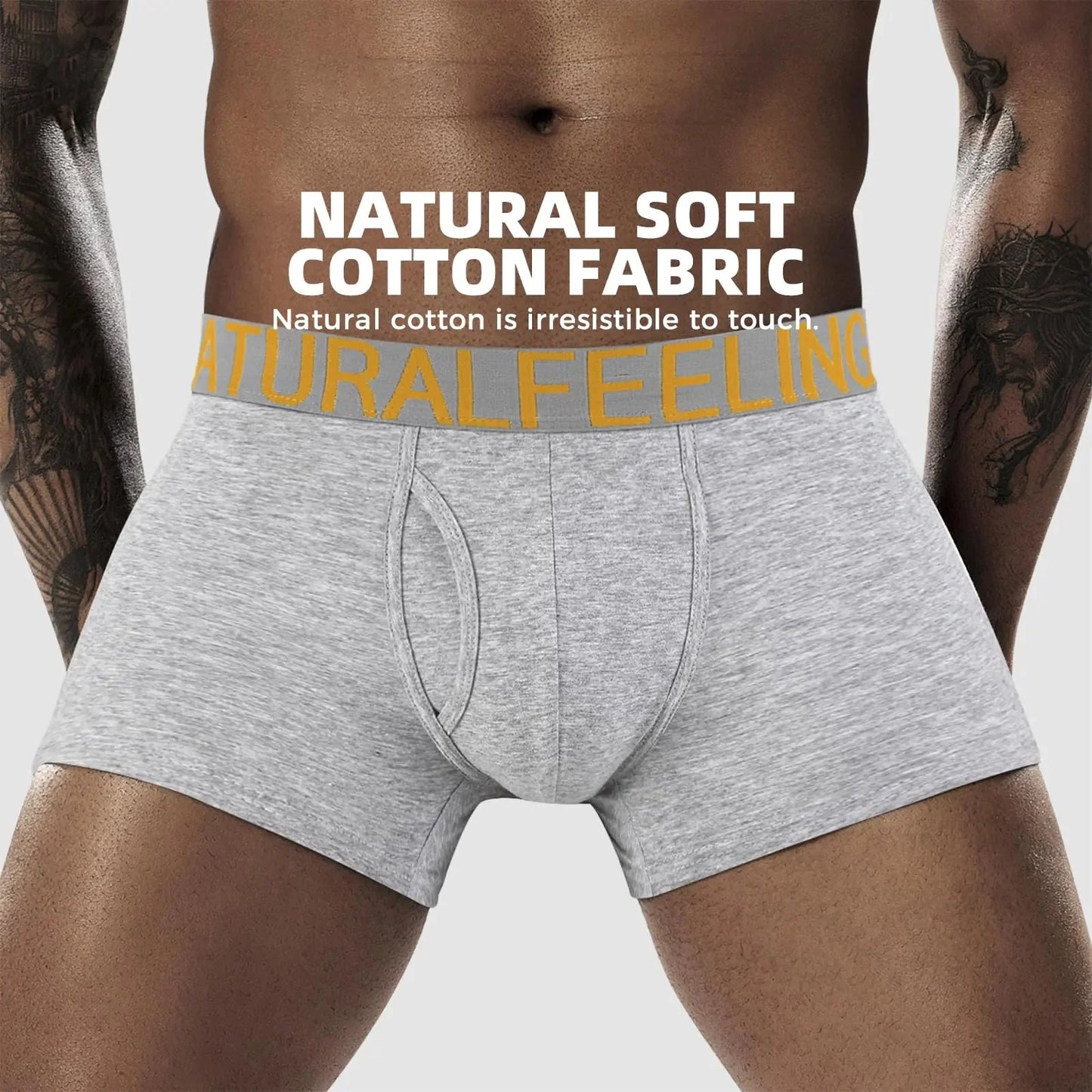 Caleçons en coton pour hommes 5Mayi - Pack de 6, XX-Large