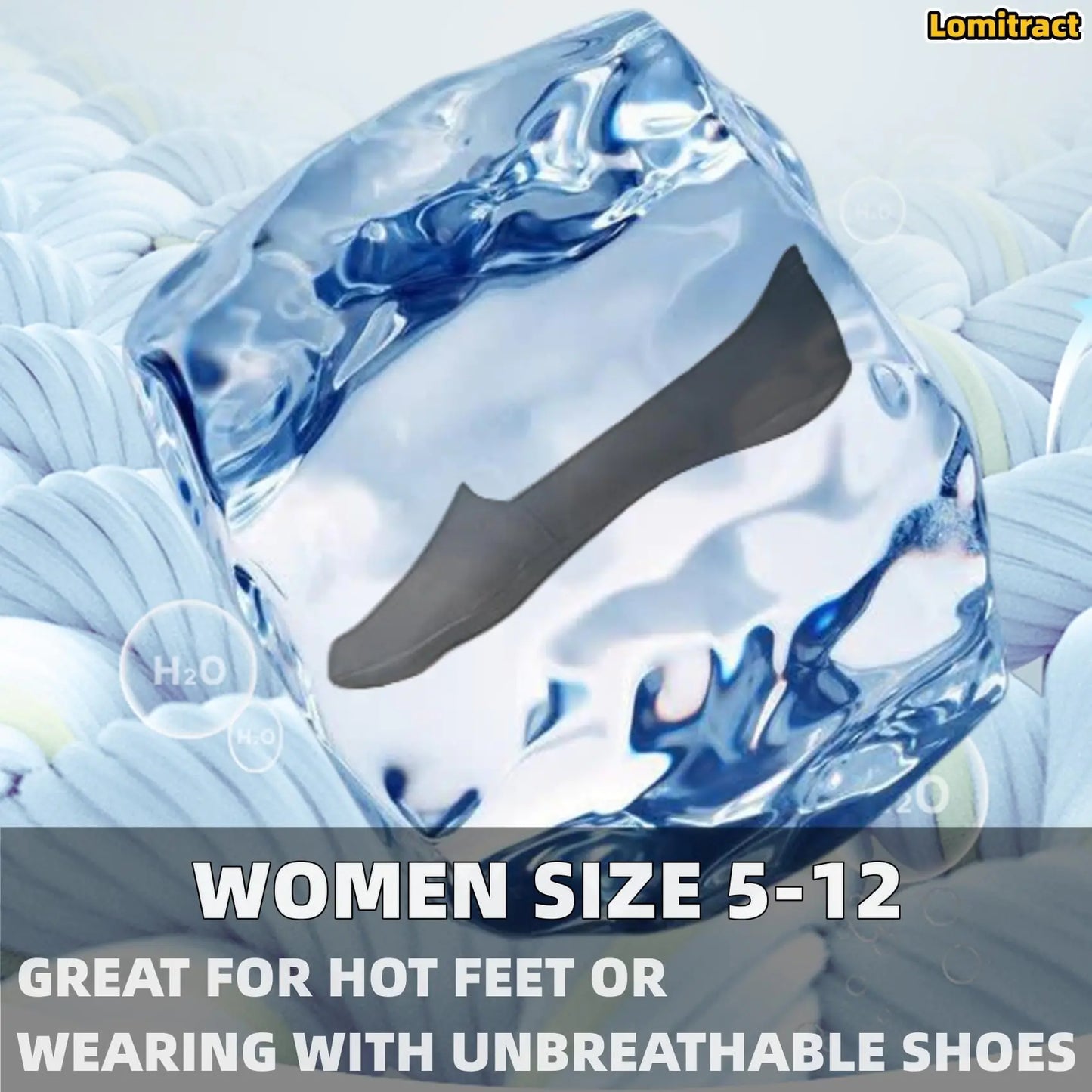 Lomitract Thin No Show Socks for Women - 6 Pairs Value Pack
