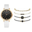 Elegant 5-Piece Buckle Quartz Wrist Watch Set for Women