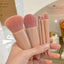 5PCS Soft Fluffy Makeup Brushes Set With Mirror