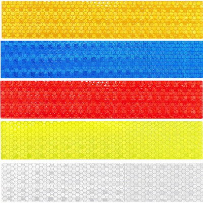 5pcs Car Reflective Sticker Set for Enhanced Night Visibility