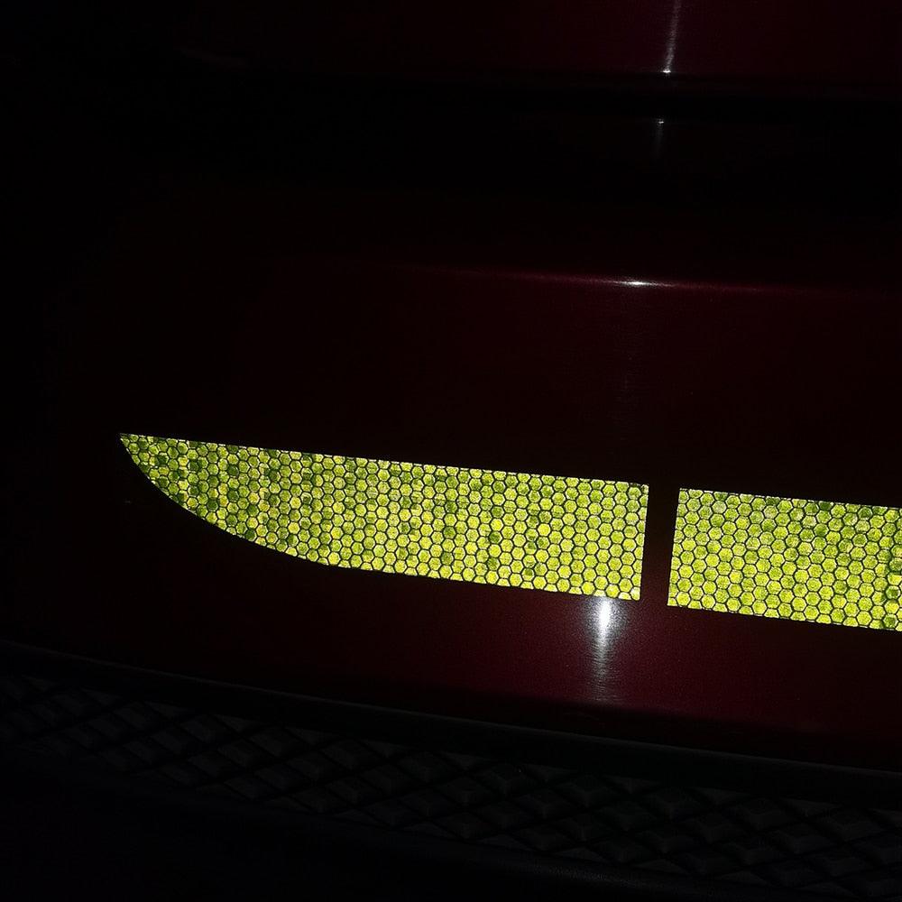 5pcs Car Reflective Sticker Set for Enhanced Night Visibility