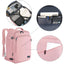 MATEIN Mochila de Viaje Rosa para Mujeres - Aprobada por Aerolíneas y Expandible