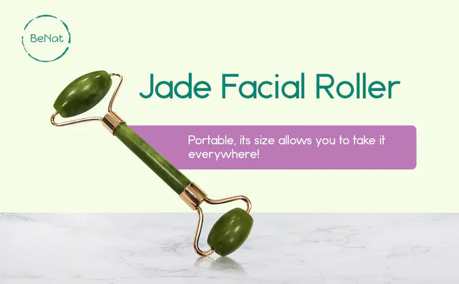 Caja de Regalo de Rodillo de Jade y Gua Sha