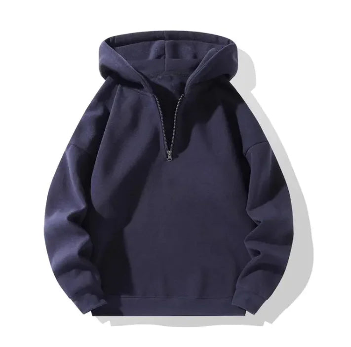 Sudadera con cremallera para hombre - Suéter deportivo elegante y cómodo