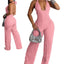 Combinaison d'été Doweha pour femmes - Design dos nu en V