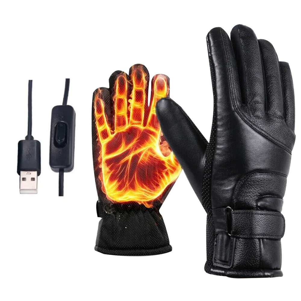 USB Heated Gloves for Winter: Thermal Ski & Snow Protection