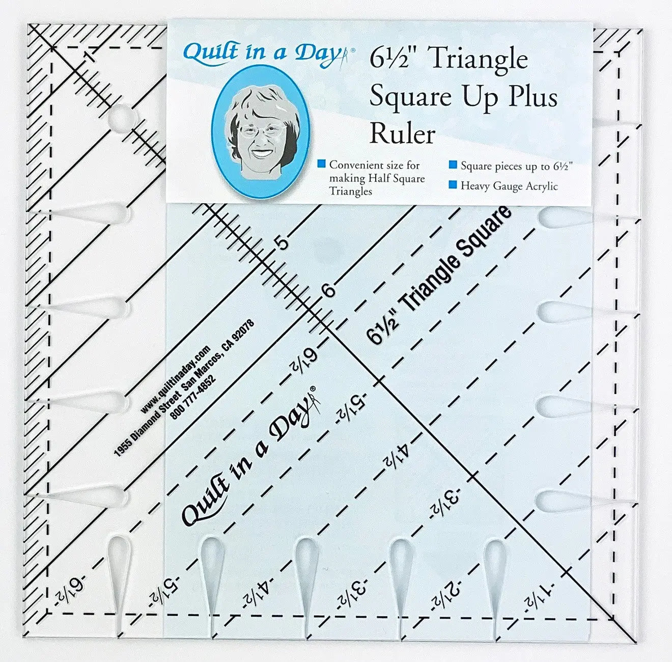 Règle 6 1/2 Triangle Square Up PLUS
