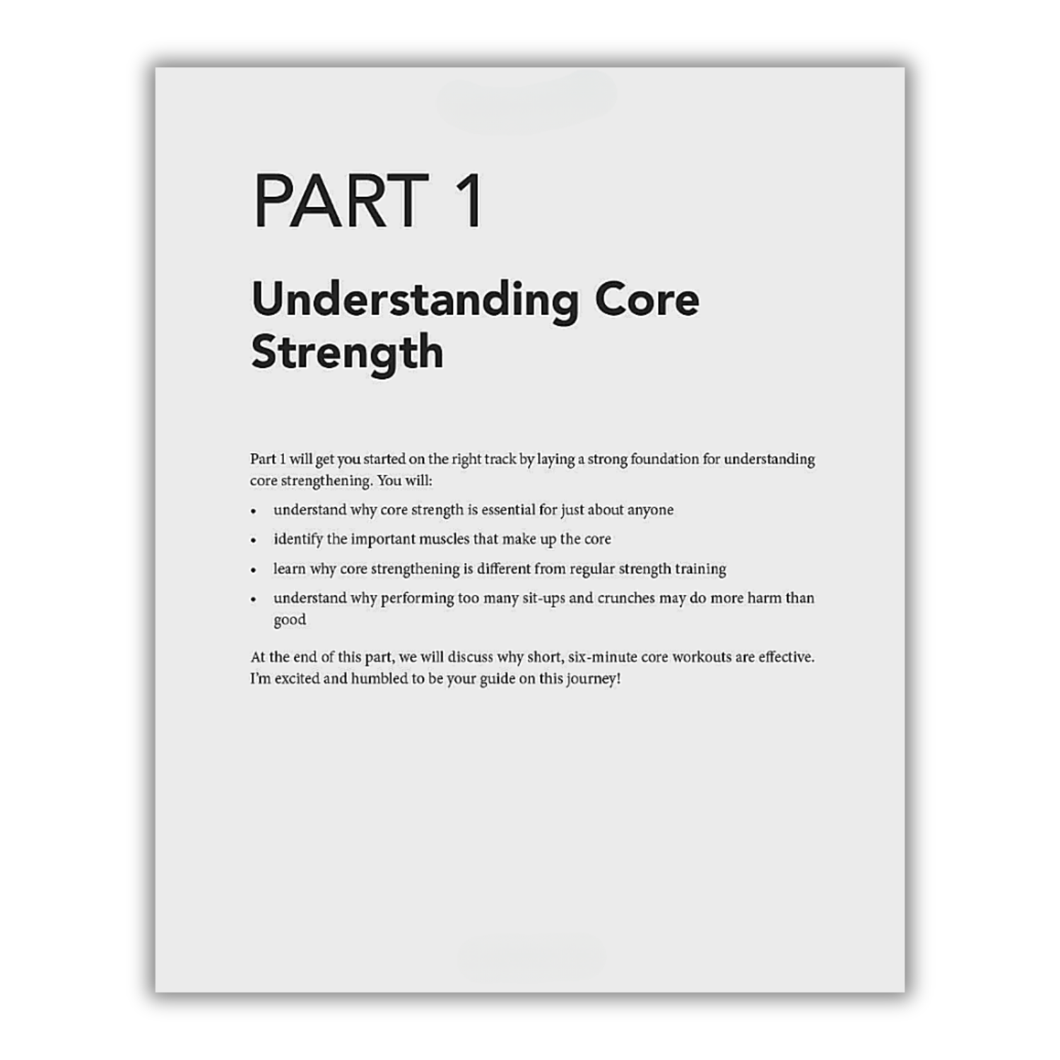 6-Minute Core Strength: Simple Core Exercises to Improve Posture, Build Balance, and Relieve Back Pain(Spiral Bound) - Korvel