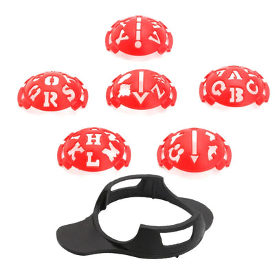 6 in 1 Golf Ball Line Liner Marker Template Drawing Alignment Marks Sign Tool - Korvel