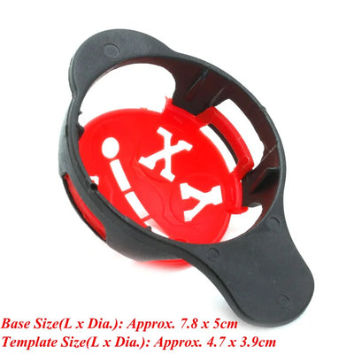 6 in 1 Golf Ball Line Liner Marker Template Drawing Alignment Marks Sign Tool - Korvel