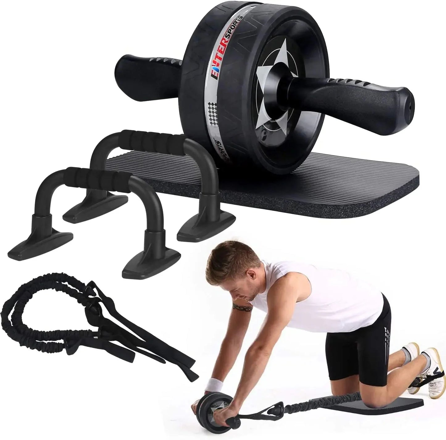 6-in-1 Home Gym Equipment for Total Body Fitness