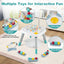 6-in-1 Baby Activity Center Jumper & Toddler Table