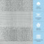 Serviettes de bain en coton pelucheux de luxe - 6 pièces - Gris clair