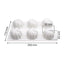 6-Cavity Pumpkin Silicone Cake Mold for Baking and Decorating