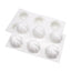 6-Cavity Pumpkin Silicone Cake Mold for Baking and Decorating
