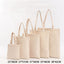 6 Sizes Shopper Tote Canvas Bag Reusable Shopping Bag Eco-friendly Cloth Bags Foldable Pouch Grocery Packages Shoulder Handbag - Korvel