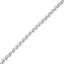 .925 Sterling Silver Diamond Spiral Wave Tennis Bracelet