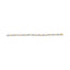 10k Two-Toned Gold Baguette-Diamond Weave Bracelet - 7"