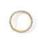 10K Yellow Gold 10-1/3 Cttw Diamond Tennis Bracelet - Size 7.25
