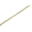 Bracelet en or jaune 10K avec diamants en forme de X