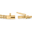 Pulsera de Diamantes de Oro Amarillo de 10K - 7"