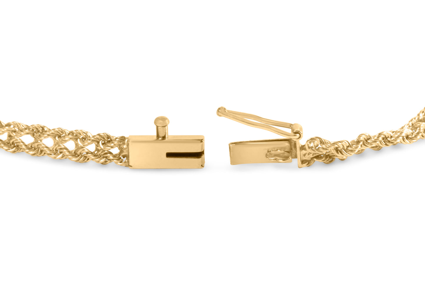 Pulsera de Diamantes de Oro Amarillo de 10K - 7"