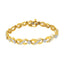 10K Yellow Gold Round-Cut Diamond Infinite Love Bracelet