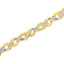 10K Yellow Gold Round-Cut Diamond Infinite Love Bracelet