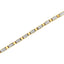 14K Yellow Gold Princess-Cut Diamond Link Tennis Bracelet - 7.25"