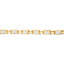 Pulsera de Enlace de Amor con Diamantes de Corte Princesa en Oro Amarillo de 14K