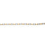 Pulsera de eslabones de diamantes en corte princesa de oro bicolor de 14K