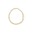Bracelet en lien en diamant taillé en baguette en or jaune 10k