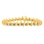 14K Yellow Gold Round-Cut Diamond 'S' Bracelet - 6.00 cttw