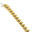 14K Yellow Gold Round-Cut Diamond 'S' Bracelet - 6.00 cttw