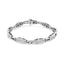 14K White Gold 2.00 Cttw Invisible-Set Princess Diamond Bracelet - 7.25"