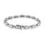 14K White Gold 2.00 Cttw Invisible-Set Princess Diamond Bracelet - 7.25"