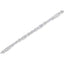 Bracelet de tennis en diamant à motif géométrique en or blanc 10K