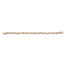 Bracelet en or 10K avec diamants en lien infini - 0,50 cttw