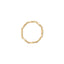 Bracelet en or jaune 14K avec diamants en perles et tailles princesse et baguette